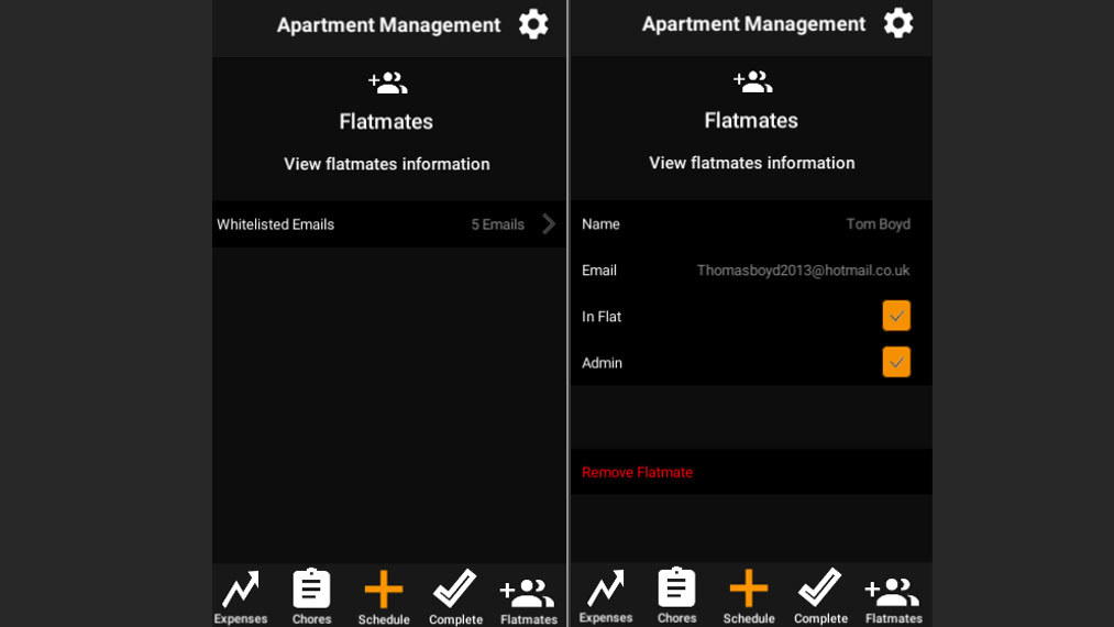 Adding or removing flat members on the flat app