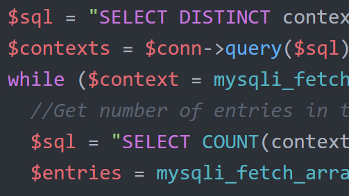 PHP code